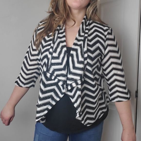 Chevron Waterfall Sweater - Picture 5 of 16